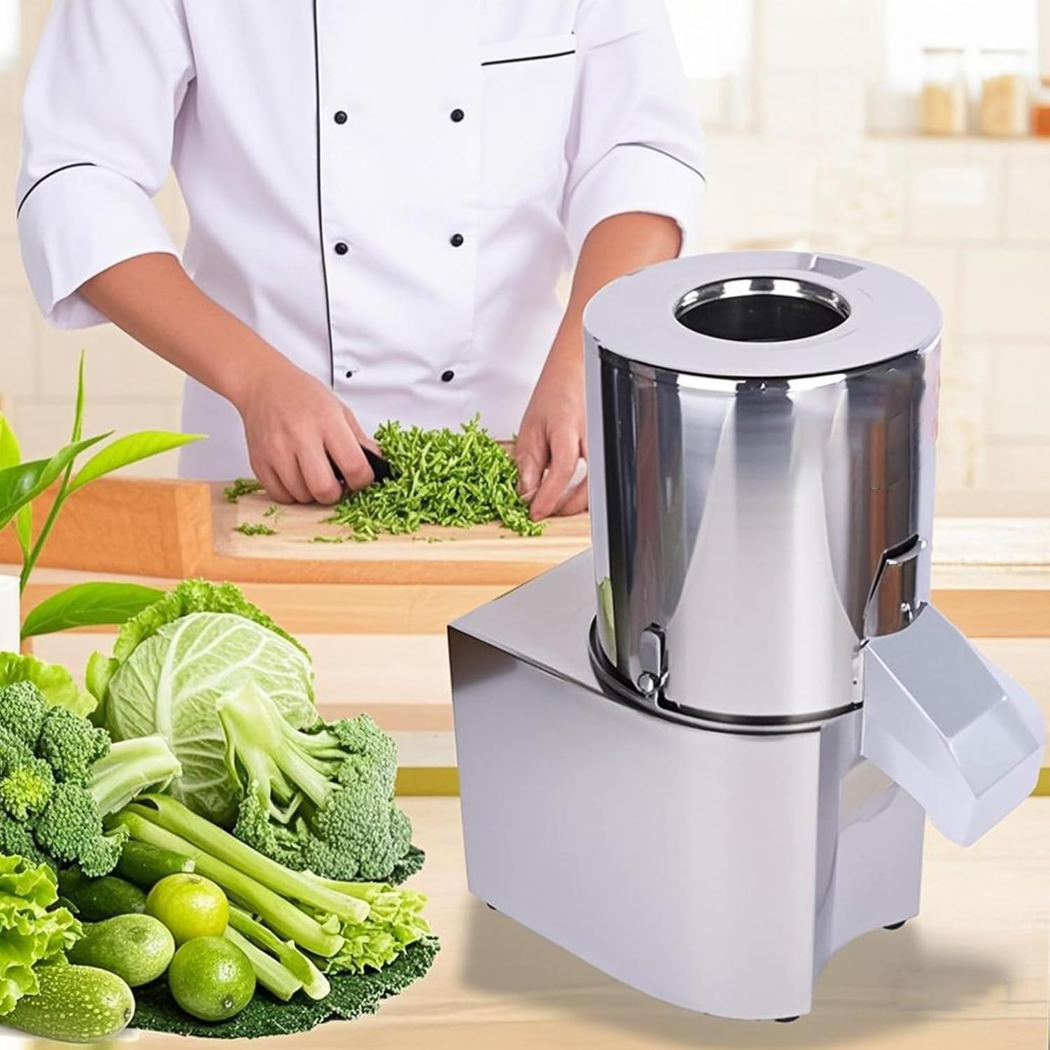 Commercial Electric Food Processor 550W – Heavy Duty Vegetable Chopper Machine –