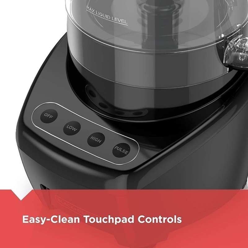 8-Cup Food Processor Stainless Steel S-Blade Easy Assembly Slice Shred New