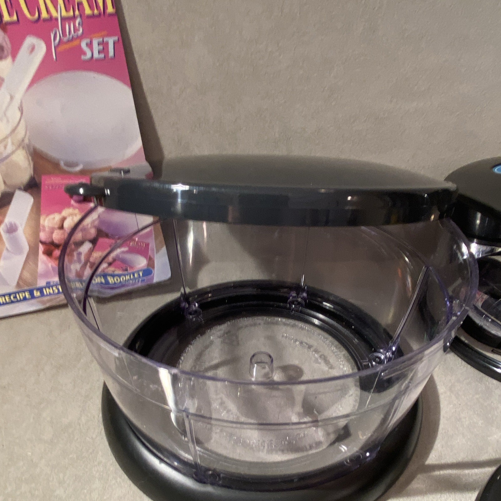 Culinare RocketChef Manual Full-Size Food Processor Bowl Lid Blades Slicing