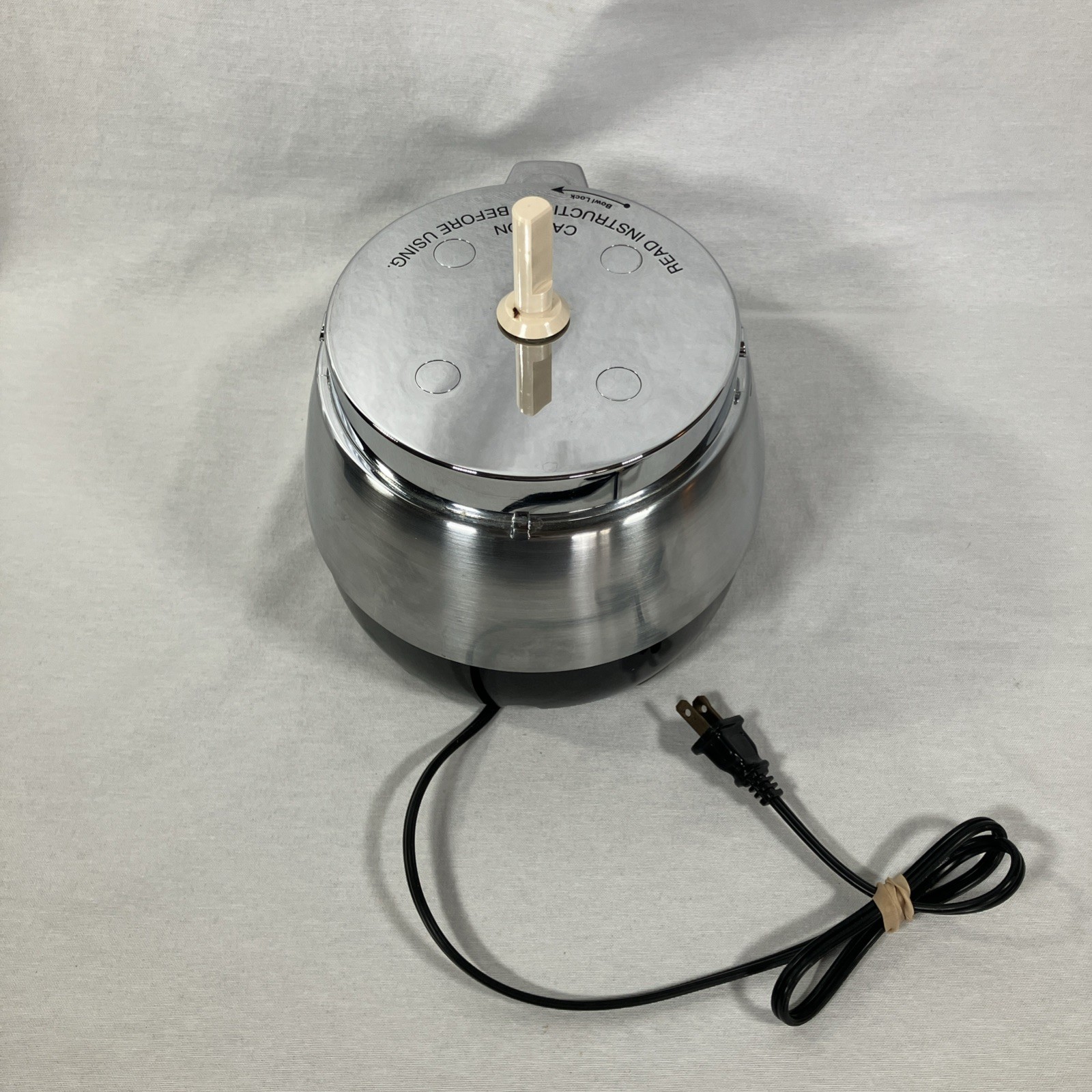 Cuisinart Prep 9-Cup Food Processor Chrome DLC-2009CHB Motor Base Only – Tested