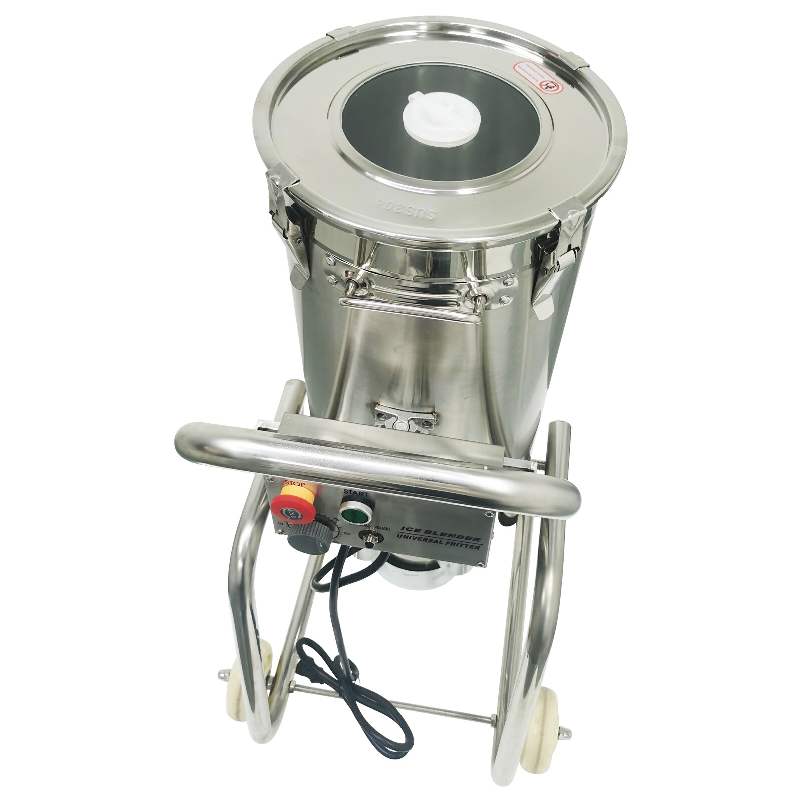 1PC 32L Stainless Steel Electric Commercial Food Crusher Chopper Grinder Machine