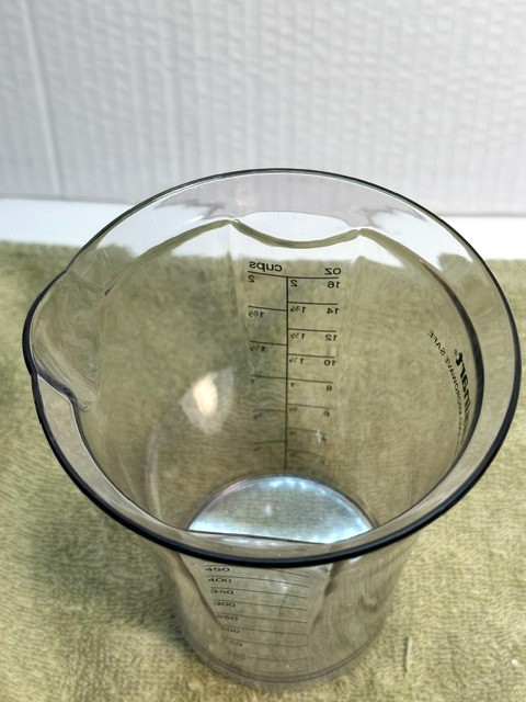 Cuisinart Mixing Cup 16 oz 500 ml 2 Cup Plastic Measuring Cup Replacement