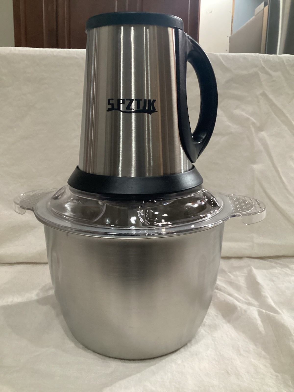 SPZTJK 3L Electric Food Chopper Grinder with 2 Bowls and 2 Blades