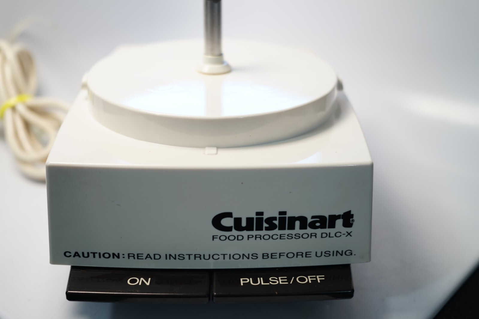 READ- PULSE ONLY Cuisinart DLC-X Plus Food Processor Motor Base Only Tested FLAW