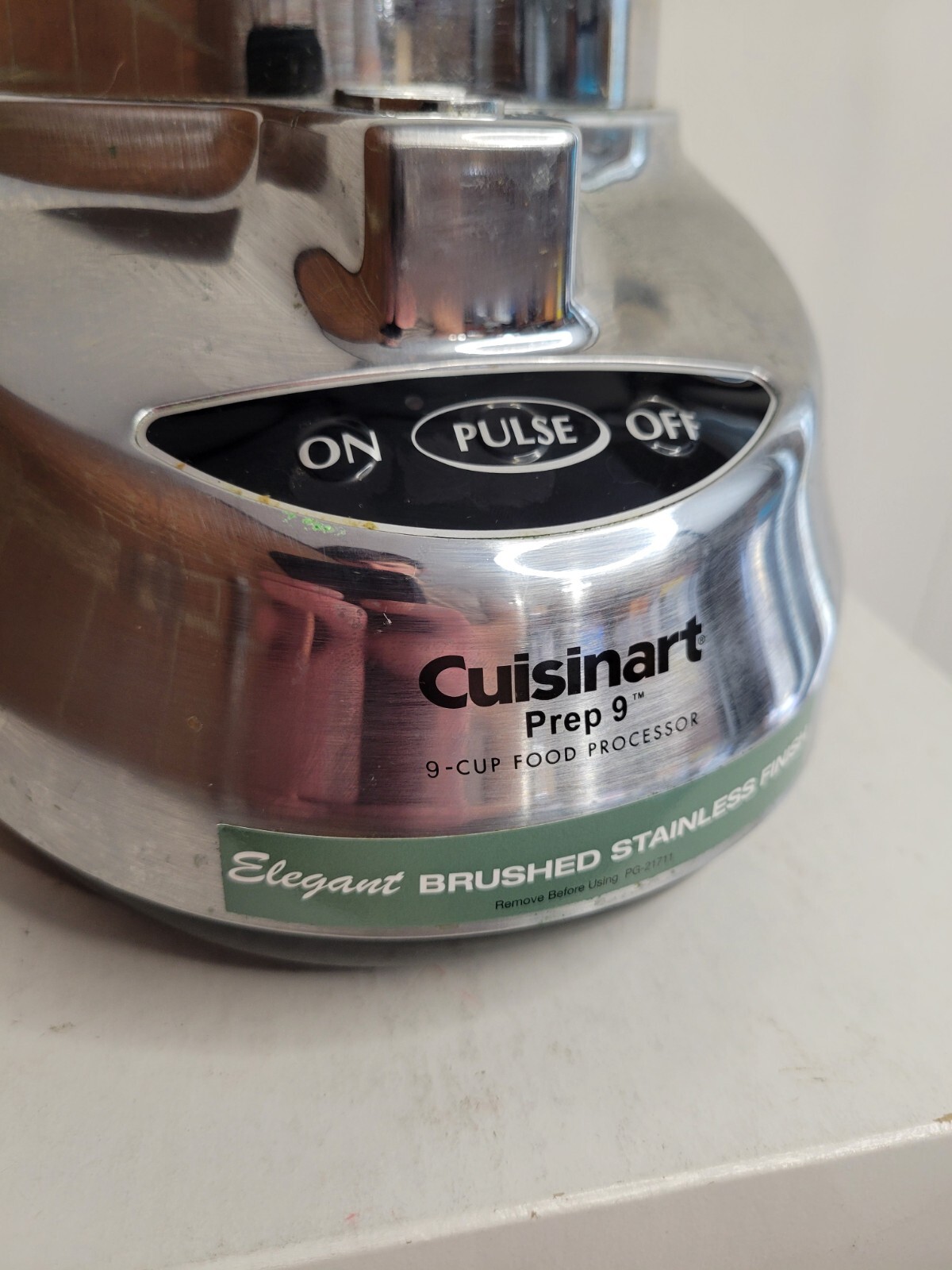 Cuisinart Prep 9-Cup Food Processor Brushed Stainless Finish, Base ONLY