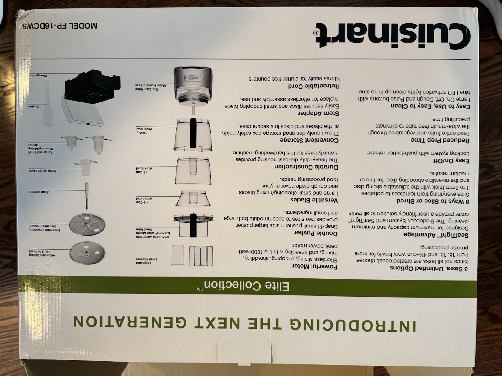 cuisinart food processor FP-16DCWS