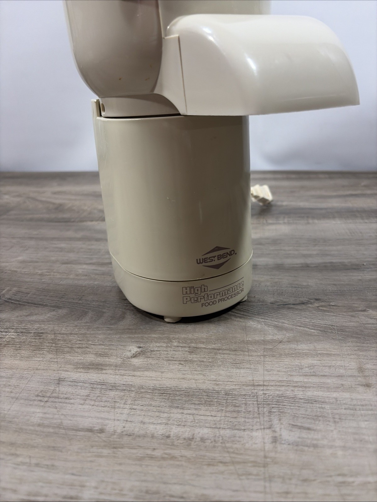 Vintage West Bend High Performance Food Processor 6500T-1 -TESTED Works