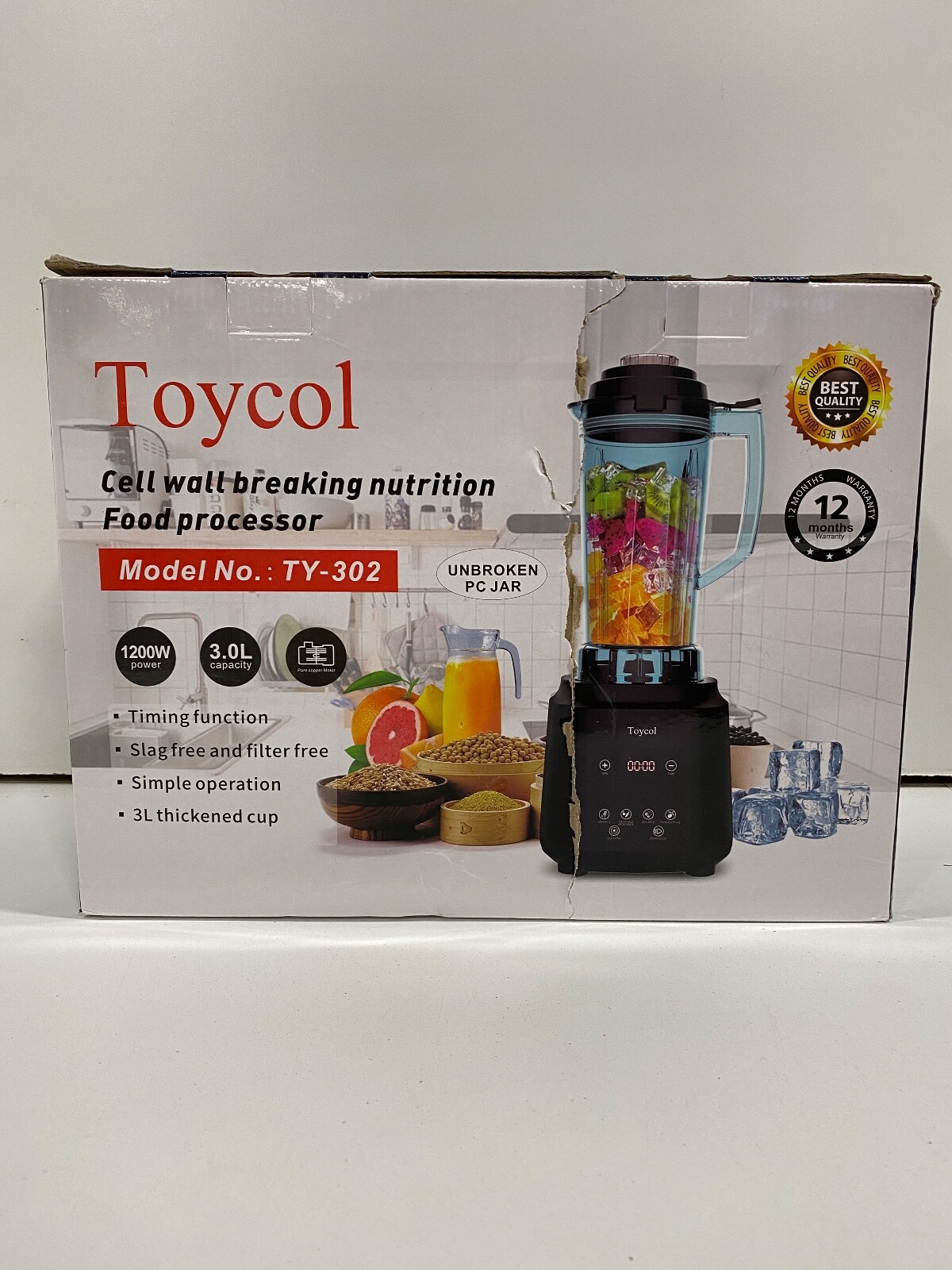 Toycol Cell Wall Breaking Nutrition Food Processor 1200 Watt