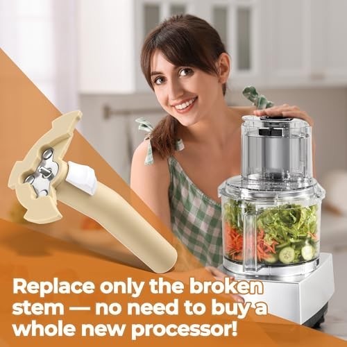 Replacement Parts for 11 Cup Food Processors – Detachable Stem Compatible DLC-83
