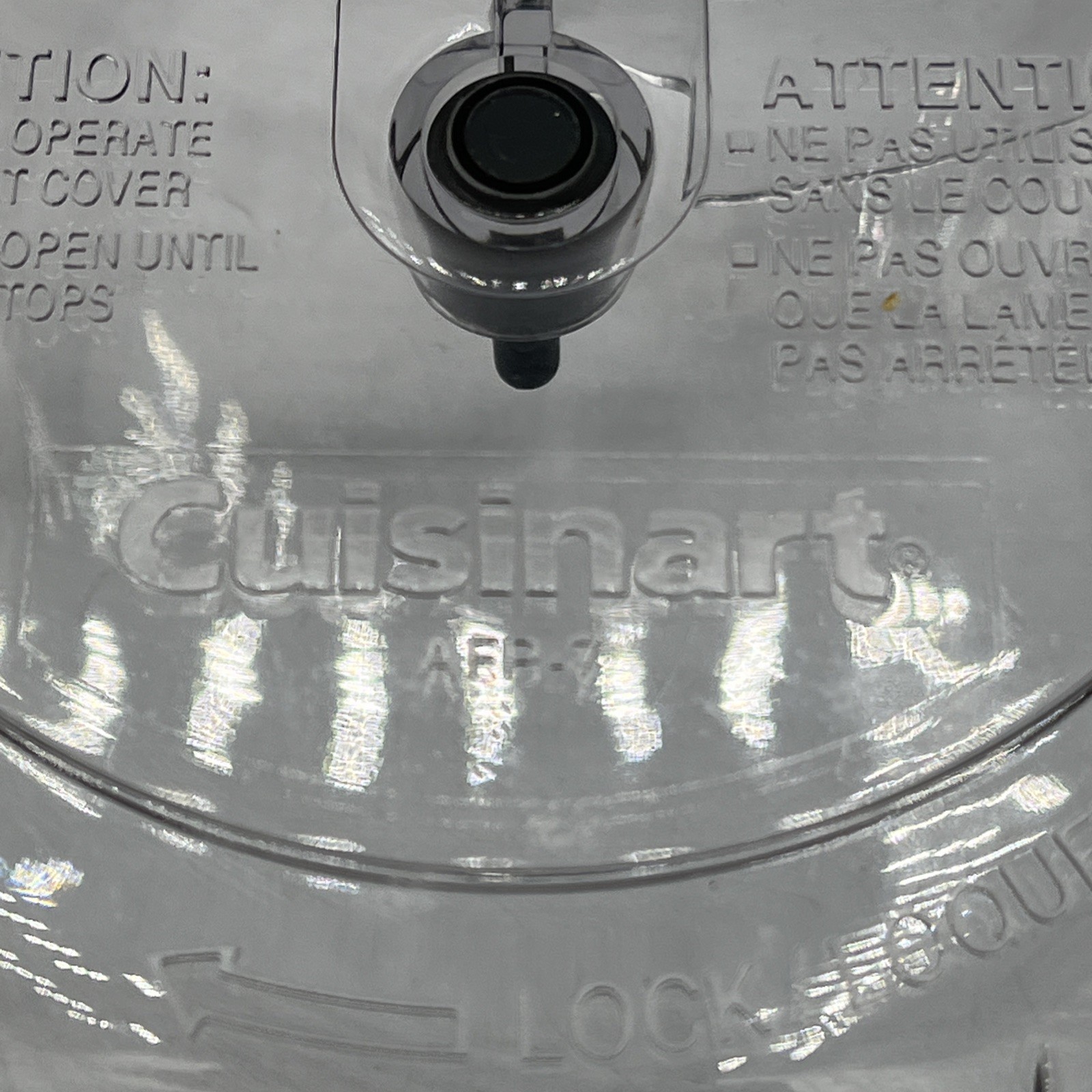 Cuisinart Food Processor Model AFP-7 Bowl Lid Cover and Pusher Replacement Parts