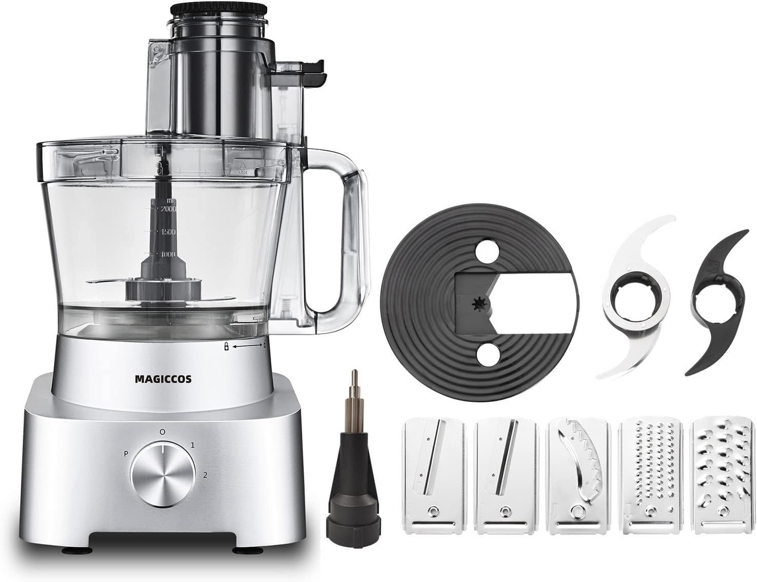 14-Cup XL Food Processor 800W Diecast