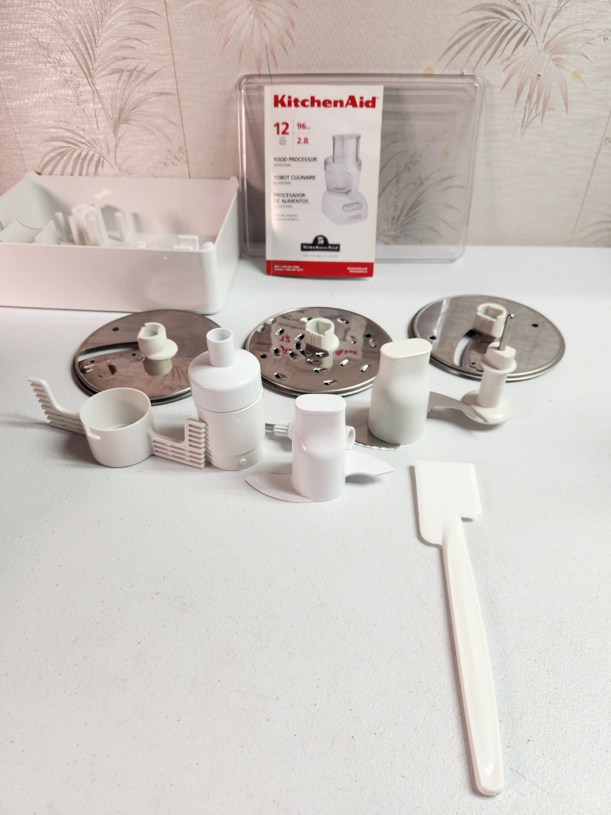 KitchenAid 9 Pcs Food Processor Accessories KFP750 KFPW760 KFPM770 KFPW763 Box