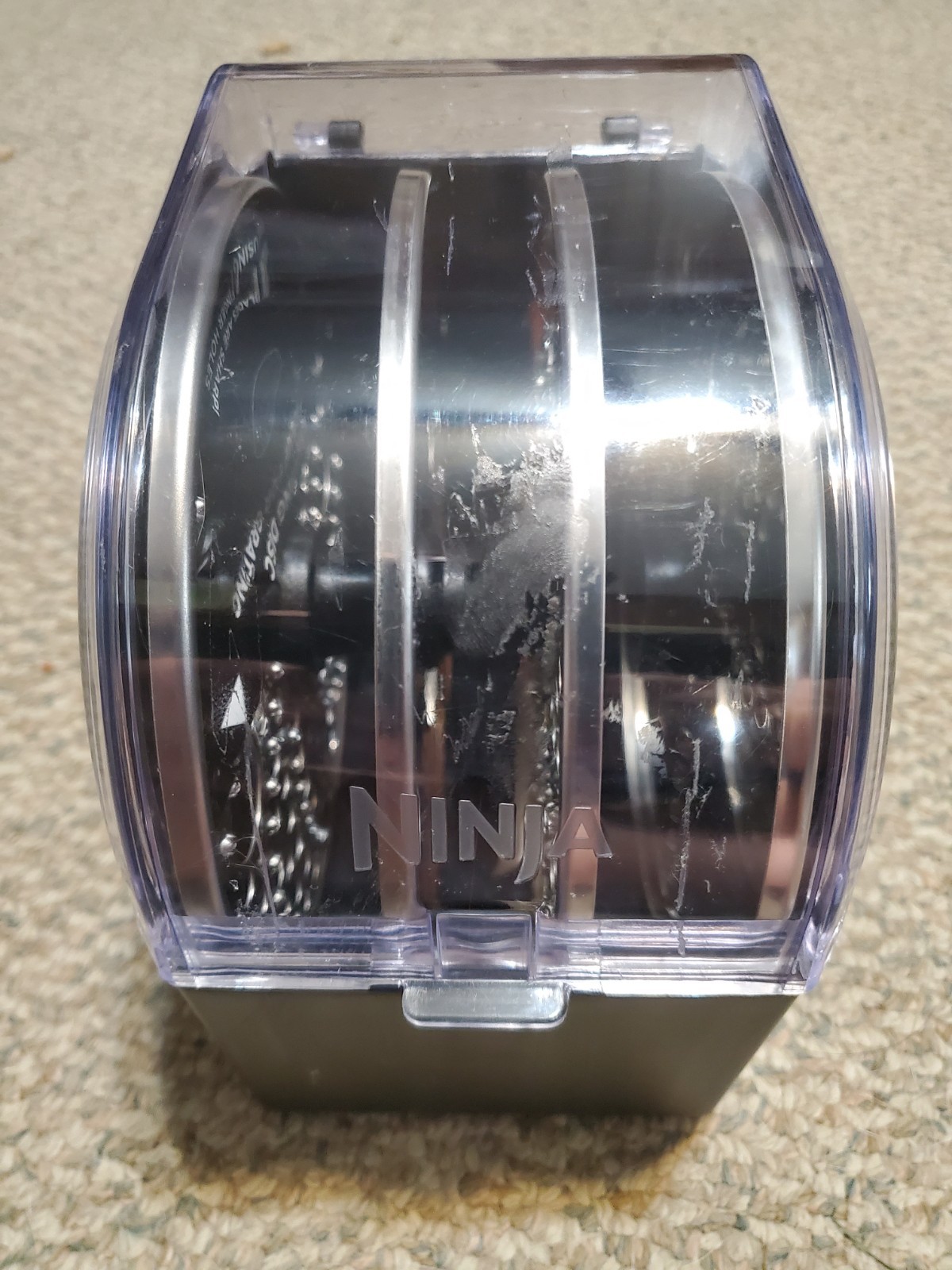 Ninja Food Processor Disc Blade Set of 4 with storage box Stainless Steel