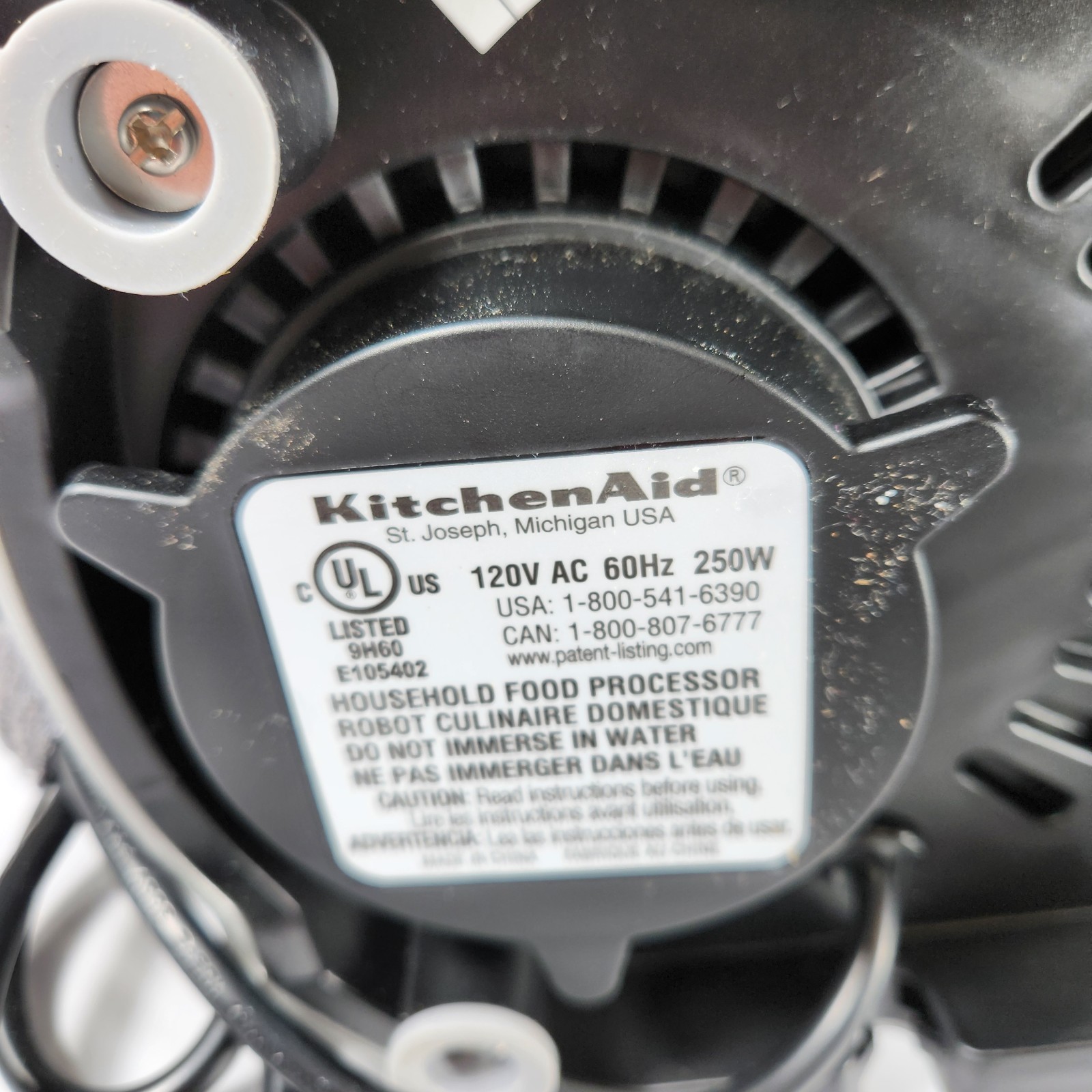KitchenAid Food Processor Plus Silver Julienne Disc Slice Shred E105402