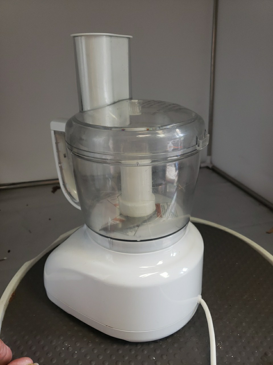 KitchenAid Food Processor White KFP715WH2 Motor Base Bowl Blade Lid TESTED
