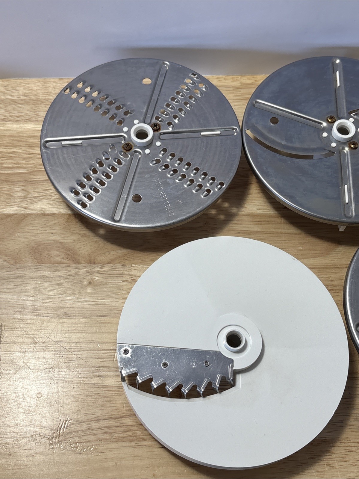 Oster Foodcrafter Food Processor Slicing Shredding French Fry Disc Blades x4