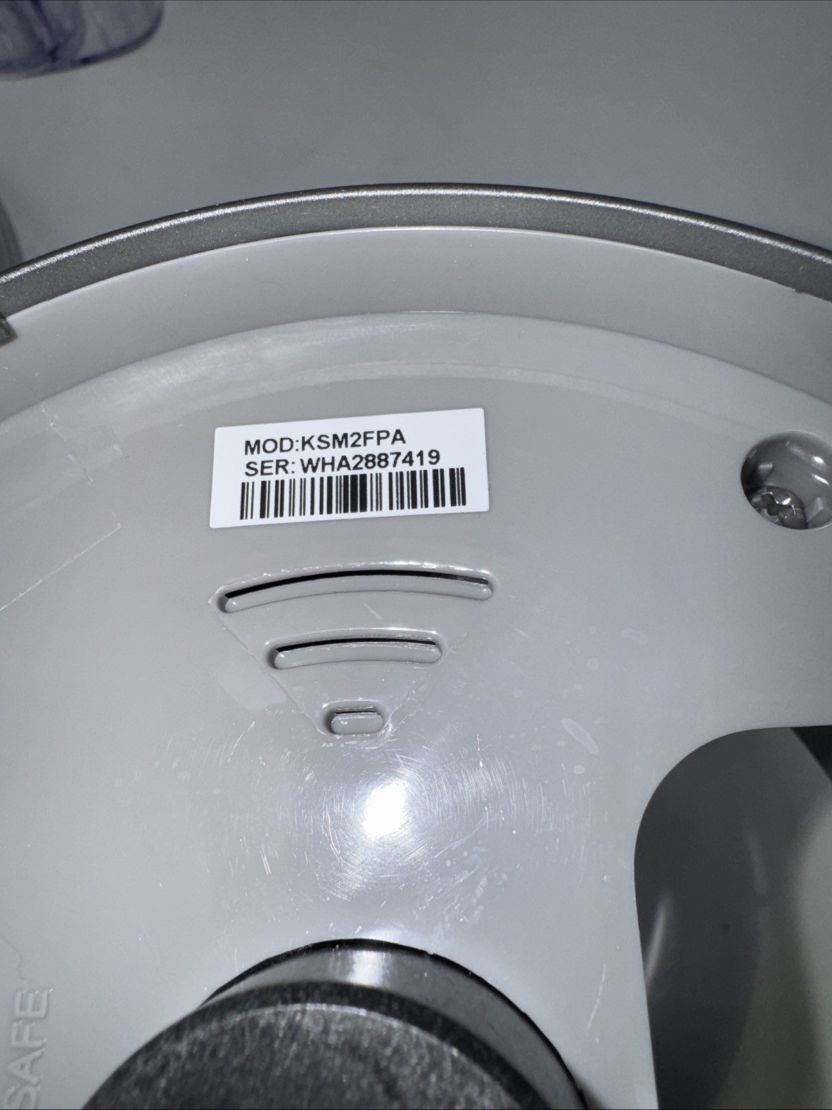 KitchenAid Stand Mixer Food Processor Attachment KSM2FPA Slicing Blades