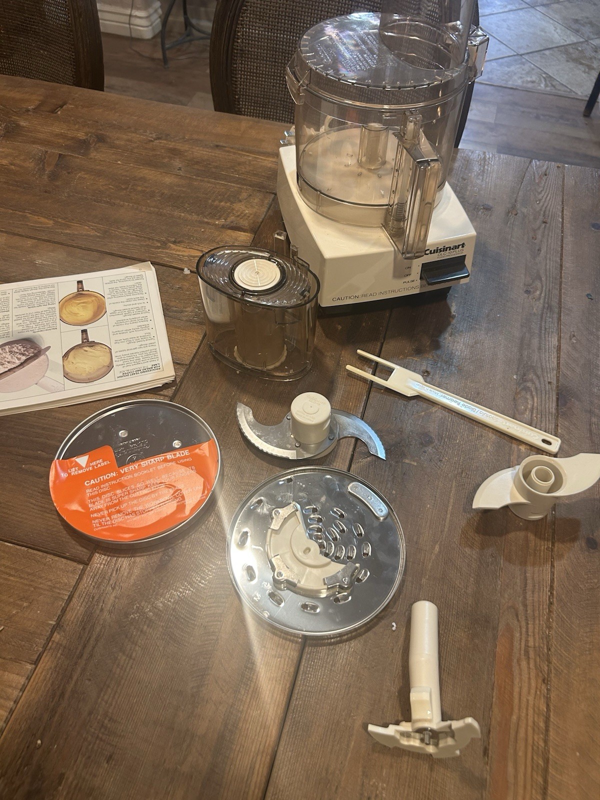 Vintage Cusinart Food Processor DLC-10Plus New Old Stock