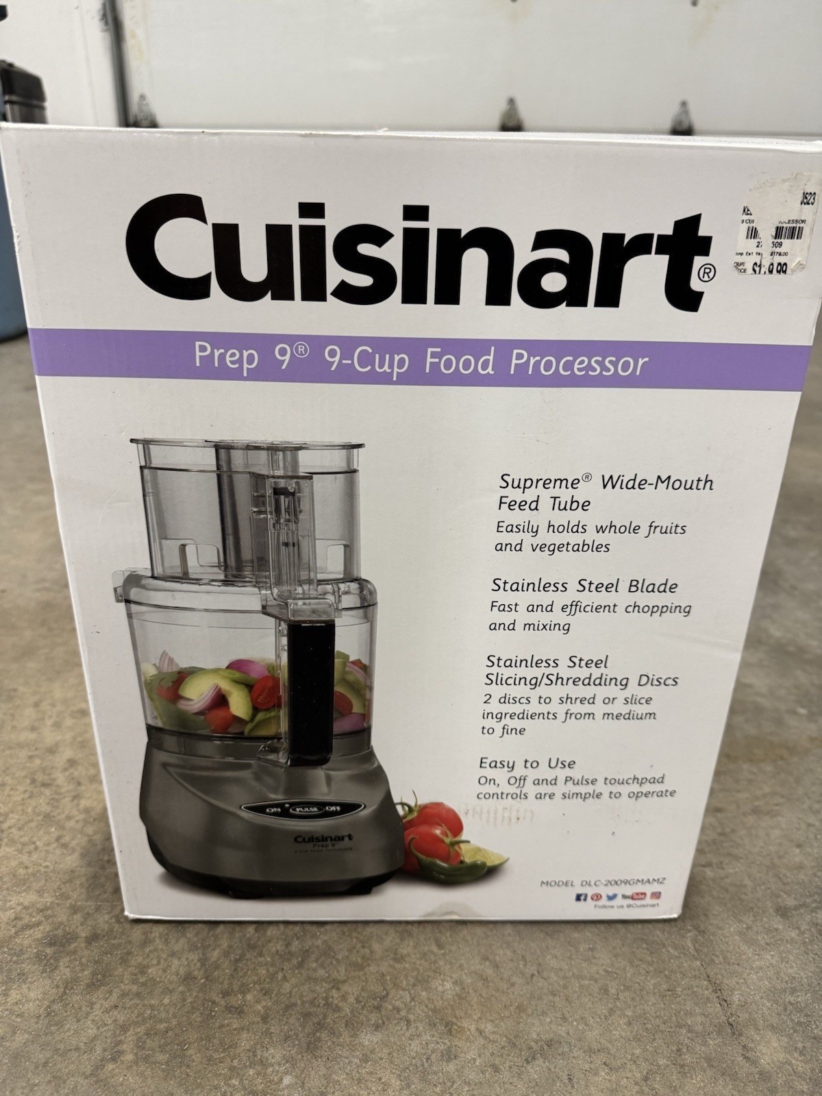Cuisinart Prep 9-Cup Food Processor with Brushed Stainless Finish,