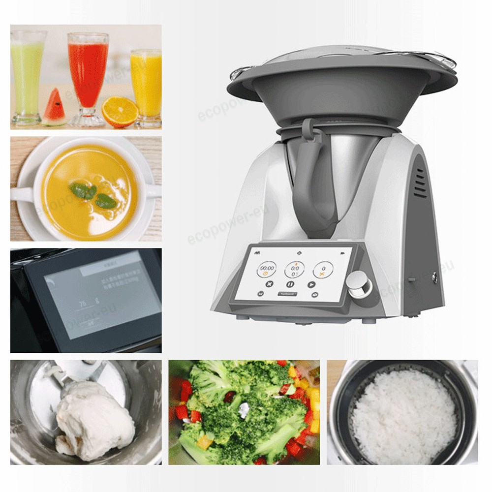 1500W Multifunction Intelligent Automatic Stir Fry Pot Kitchen Robot Cooking UK