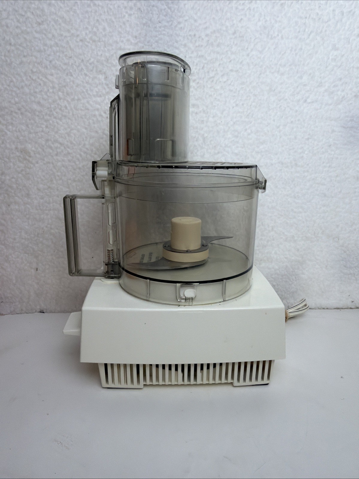 Cuisinart Pro Classic 7-Cup Food Processor DLC-10S TX White Tested & Working