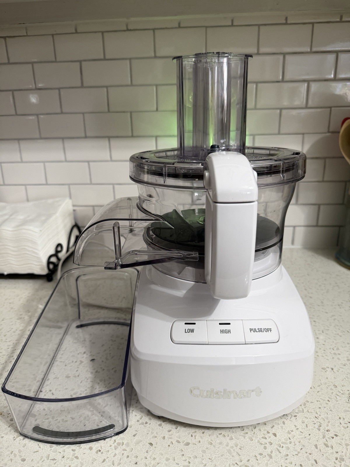 Cuisinart FP-9CF 9-Cup Continuous Feed Core Food Processor -White, 350W