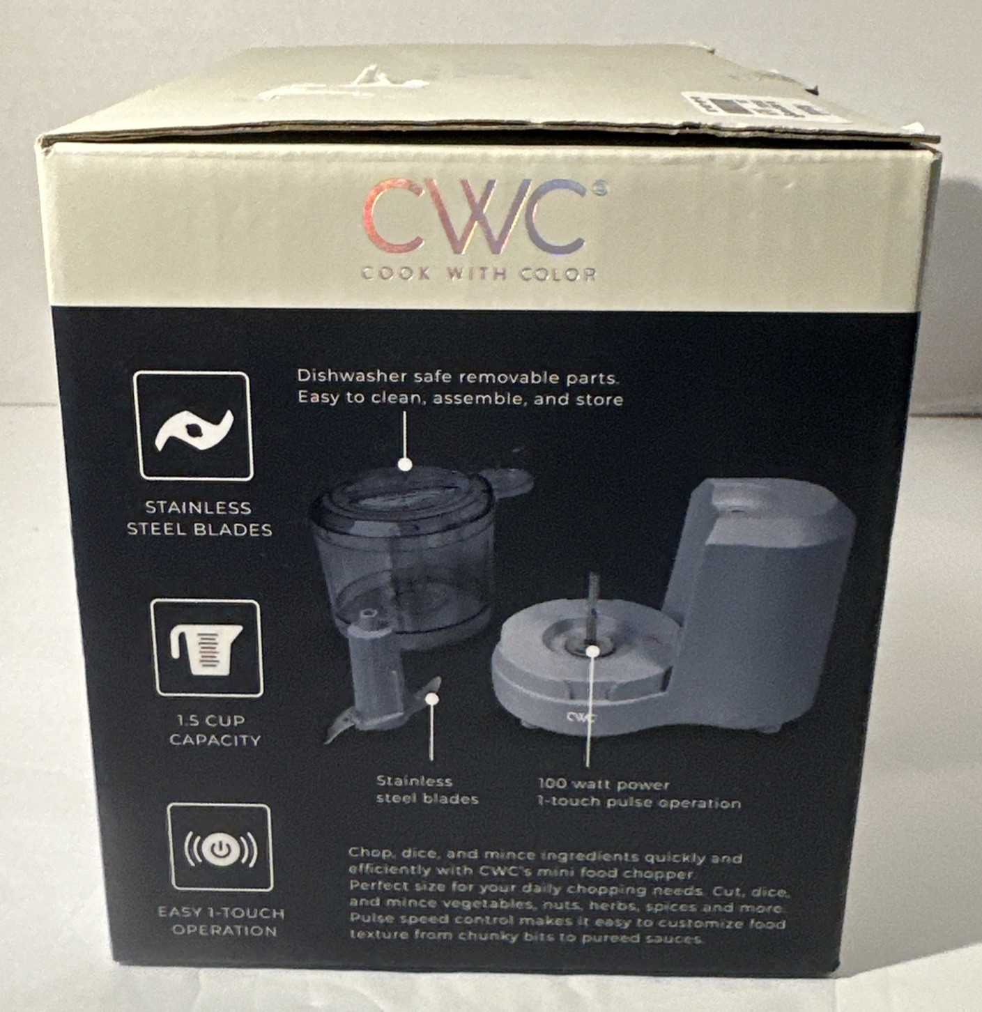 CWC 100W Mini Food Chopper / Processor (A)