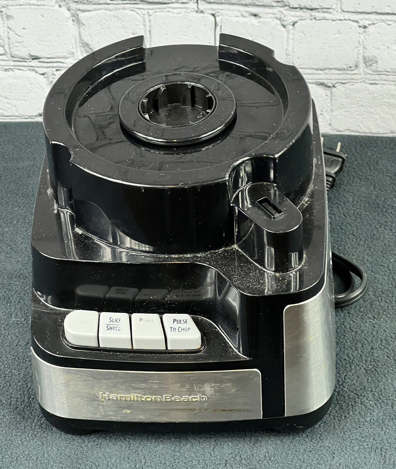 Hamilton Beach Food Processor Base 70725 Black Motor Only TESTED & WORKS