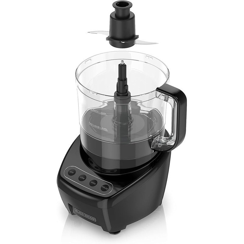 8-Cup Food Processor Stainless Steel S-Blade Easy Assembly Slice Shred New