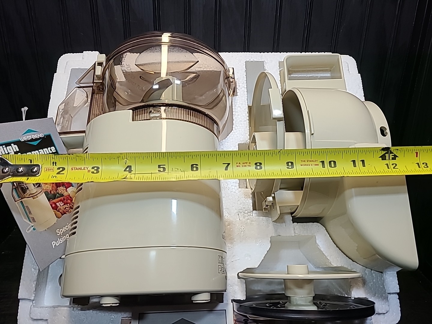 *Vintage* West Bend Food Processor 6500 Chopper Slicer High Performance Complete