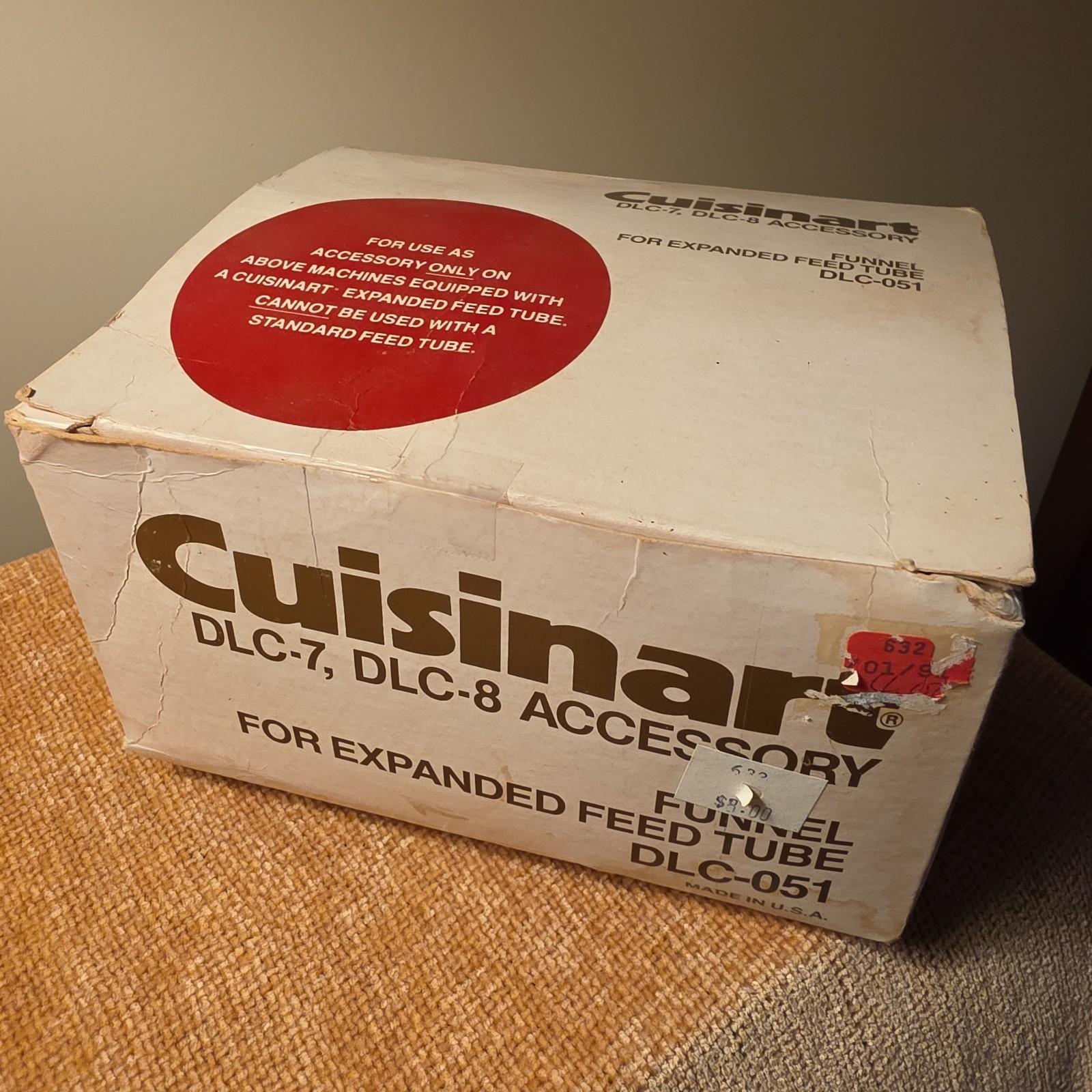 Cuisinart DLC-7 DLC-8 Processor Accessory FUNNEL FOR EXPANDED FEED TUBE DLC-051