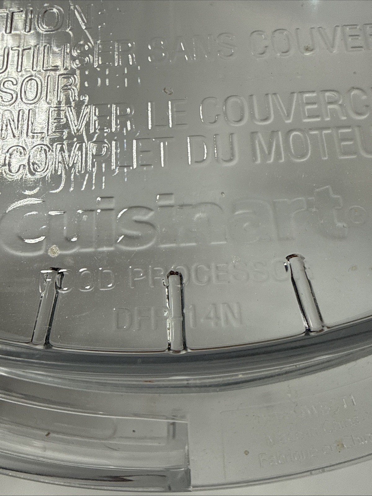 Cuisinart Custom 14 Work Bowl Cover Lid ONLY DFP-14WBCT1 Replacement OEM