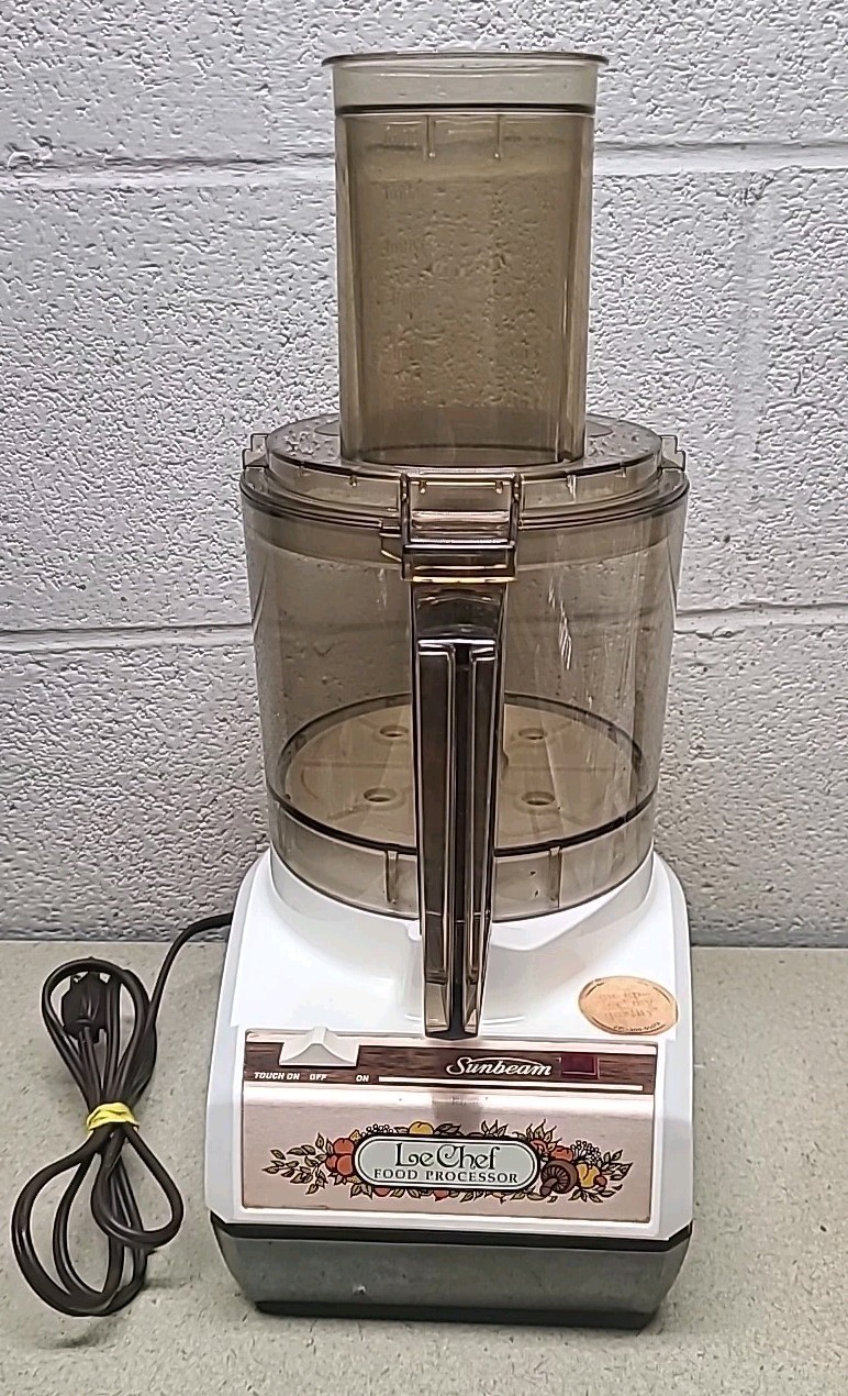 Vintage Sunbeam Le Chef Food Processor Model 14-11 TESTED WORKS