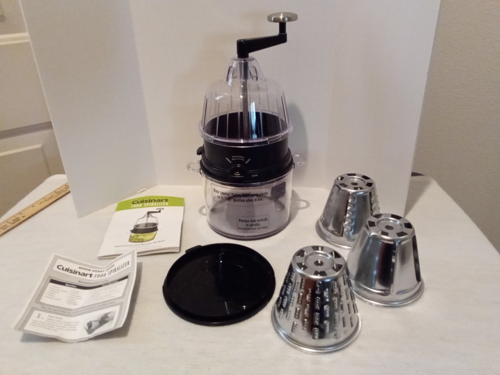 Cuisinart Food Spiralizer Manual Multifunctional Kitchen Gadget W/Instructions