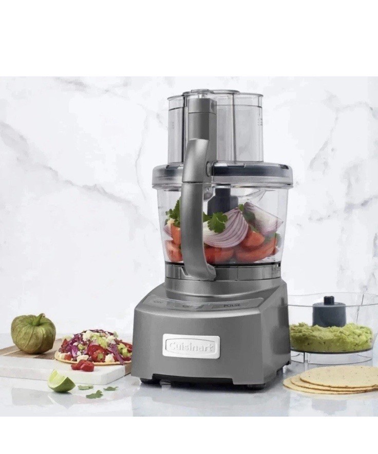 Cuisinart FP-12DCN Elite Collection 2.0 12-Cup Food Processor, Die Cast NIB