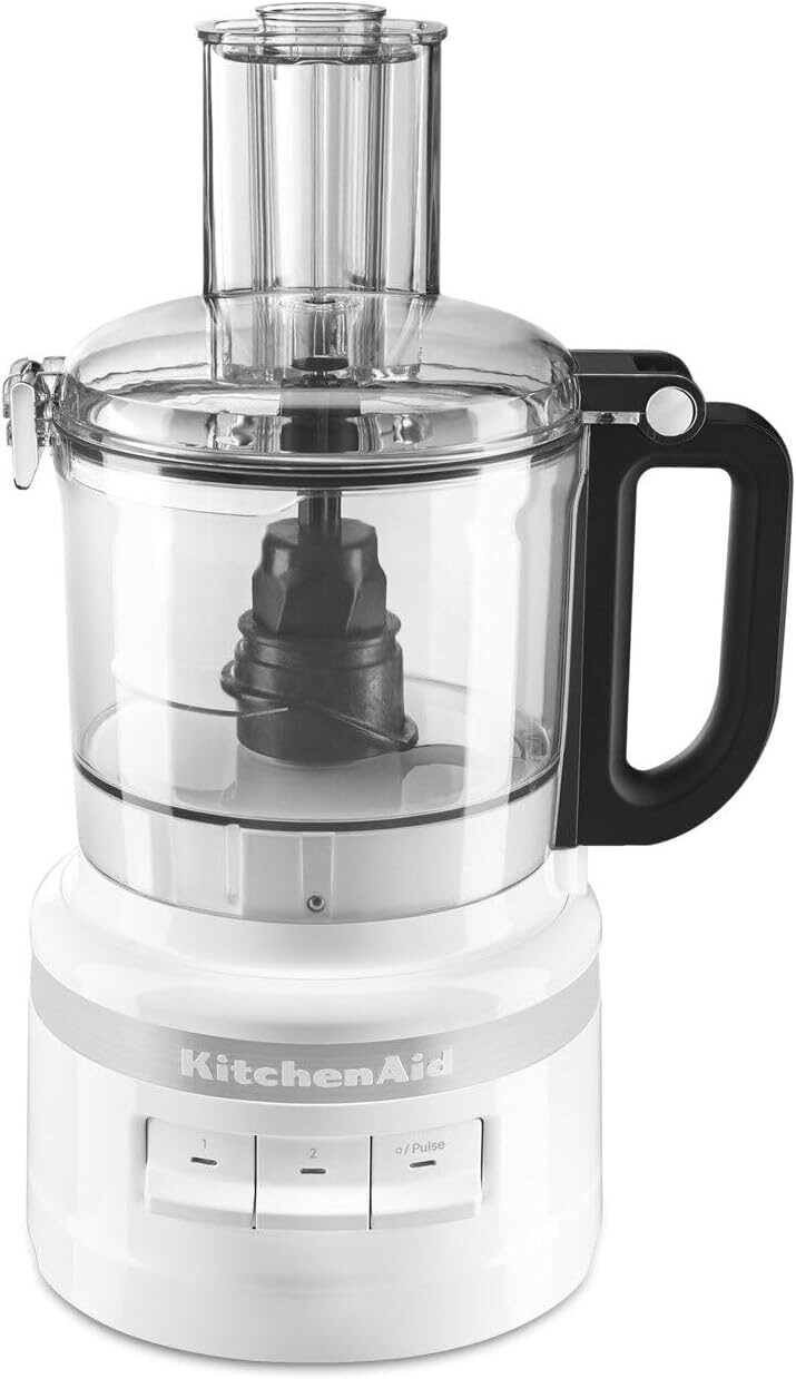 Brand New KitchenAid KFP0718WH 7-Cup Food Processor Chop Slice Puree, White