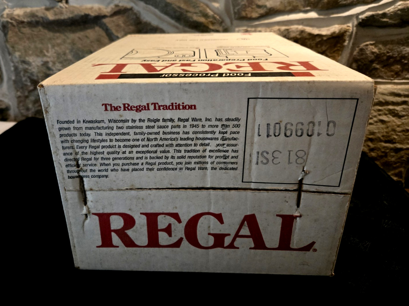 Vintage Regal Food Processor NEW Unopened V813SB Brand New