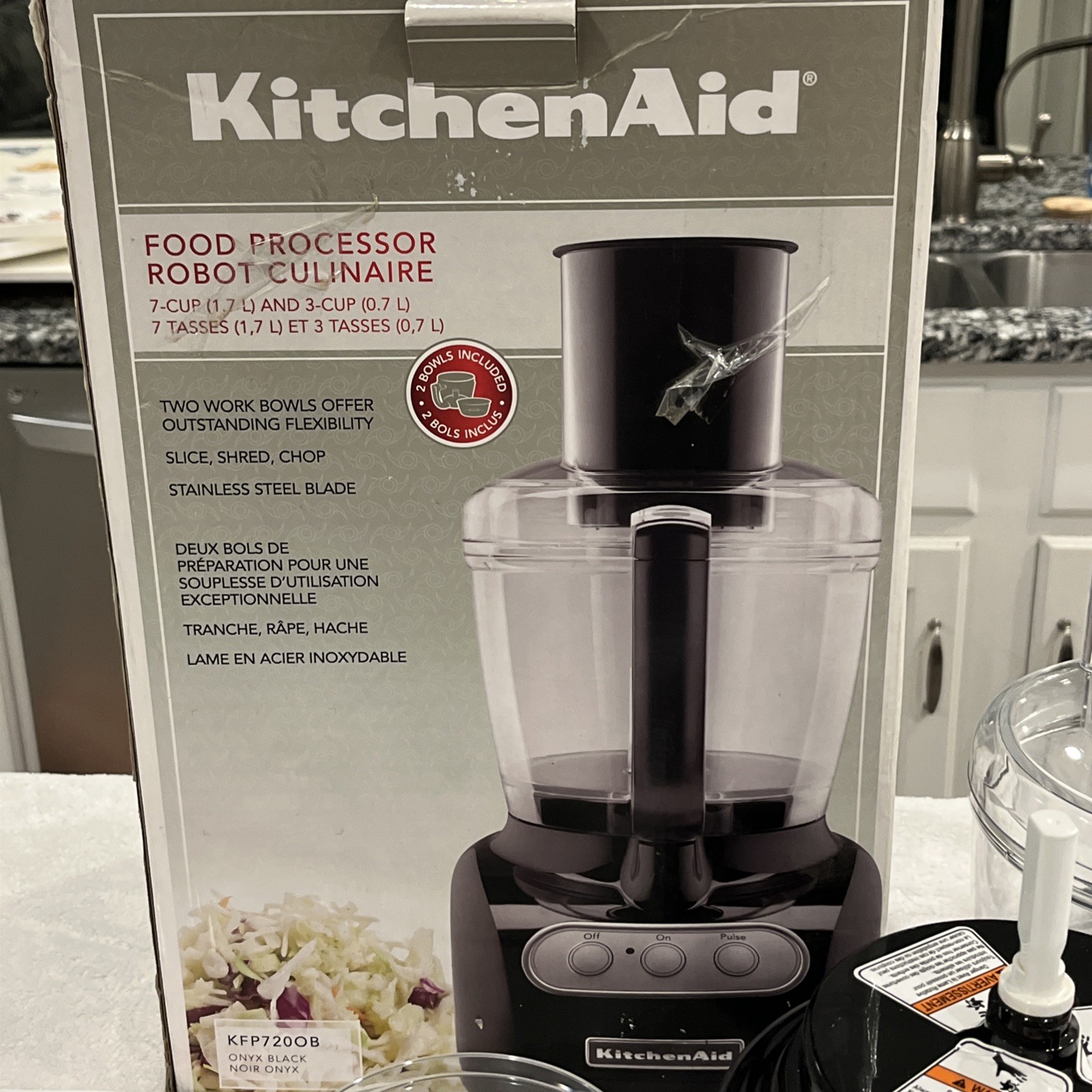 Kitchen Aid 7 Cup Food Processor Plus – Black Onyx KFP7200B Kitchen Tool