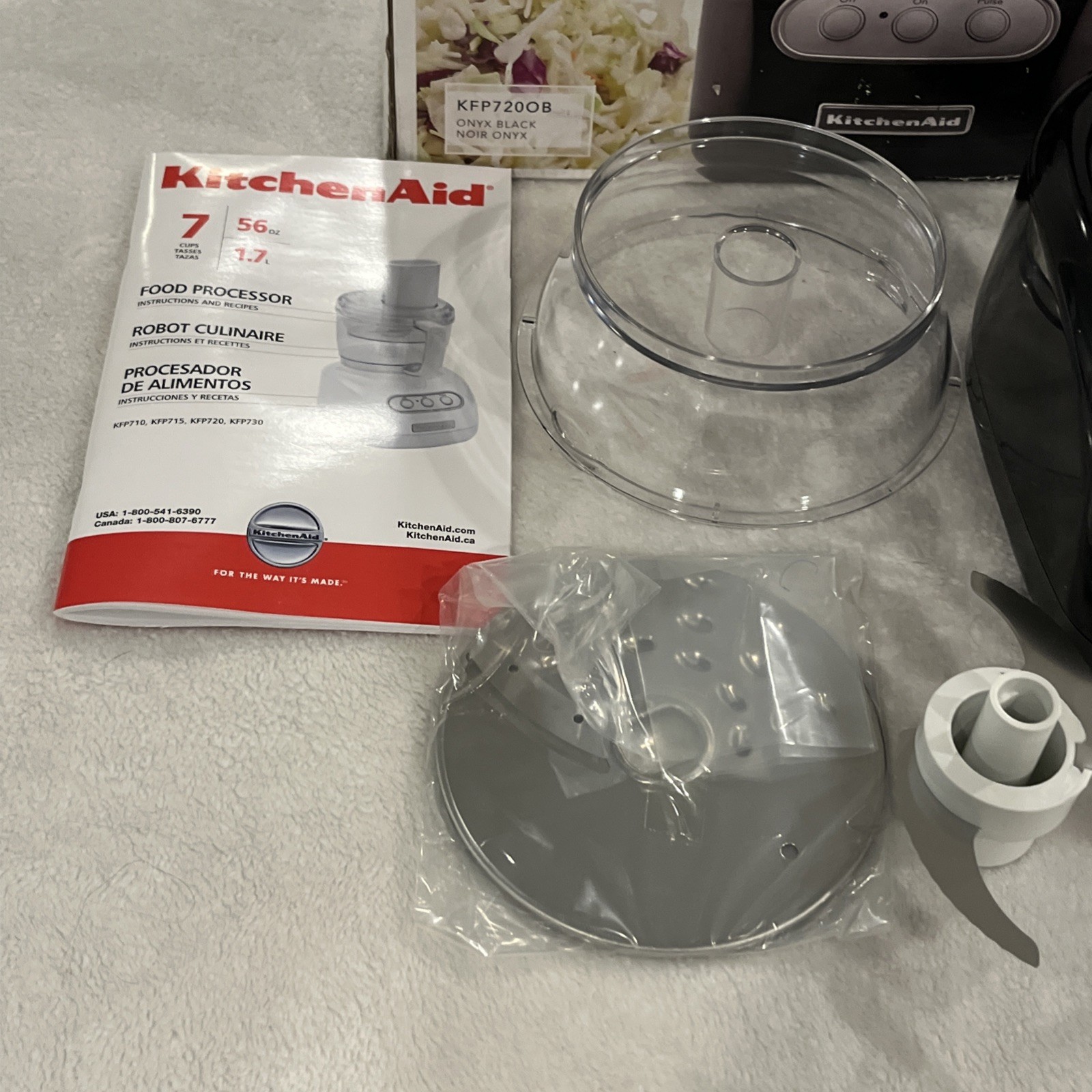Kitchen Aid 7 Cup Food Processor Plus – Black Onyx KFP7200B Kitchen Tool