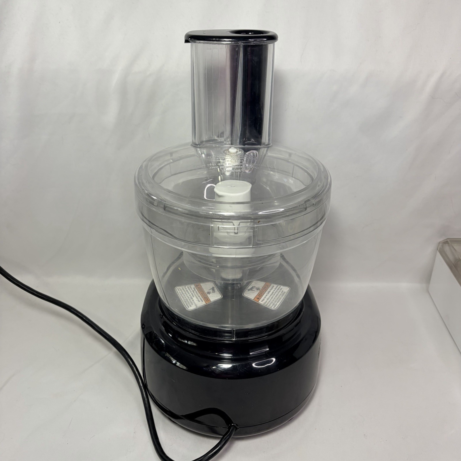 KITCHENAID 12 Cup Black Ultra Food Processor KFPW760QER1 with Accessory Set EUC