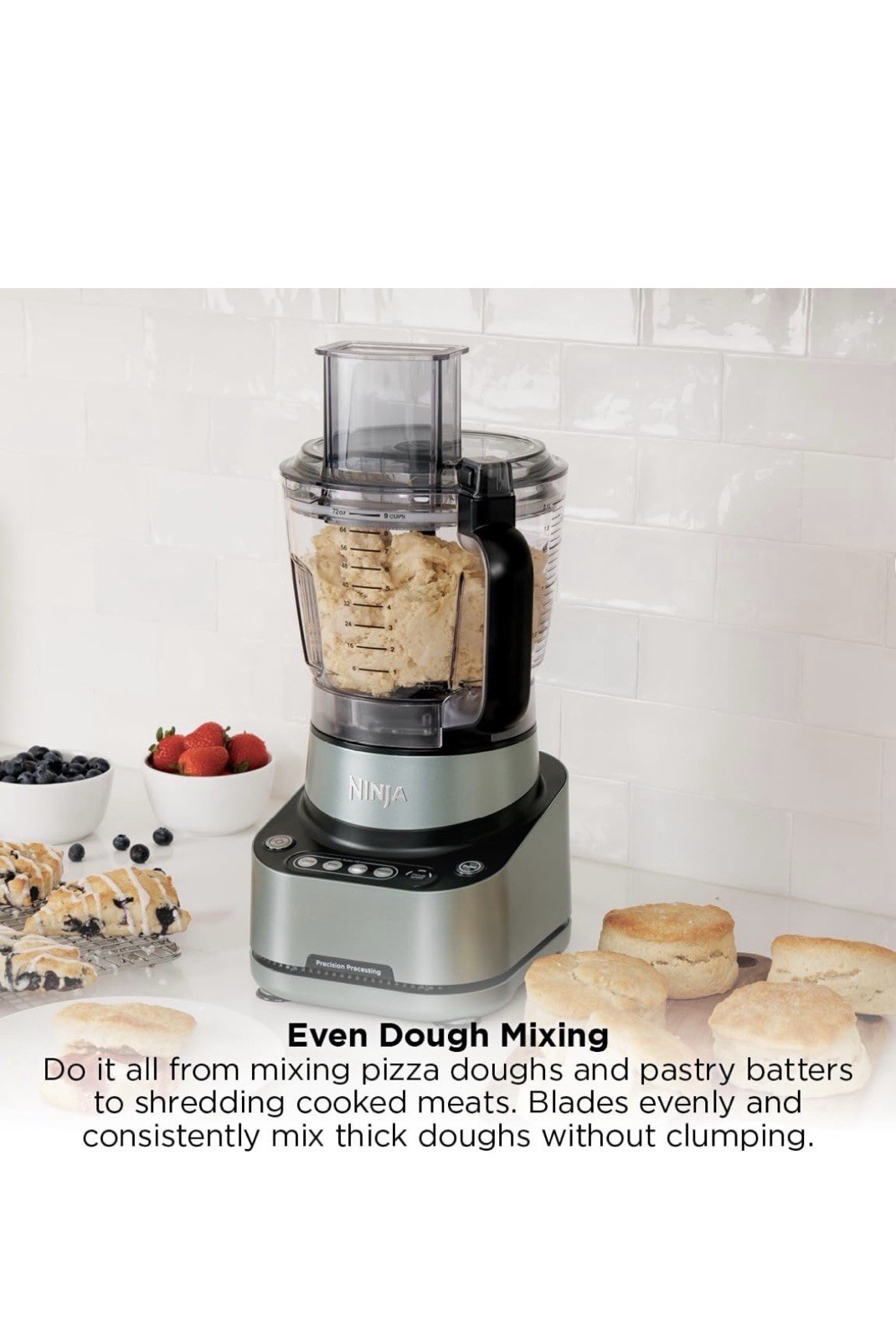 Ninja Food Processor Professional Plus 1000 Peak Watts 4 Function For Chopping S