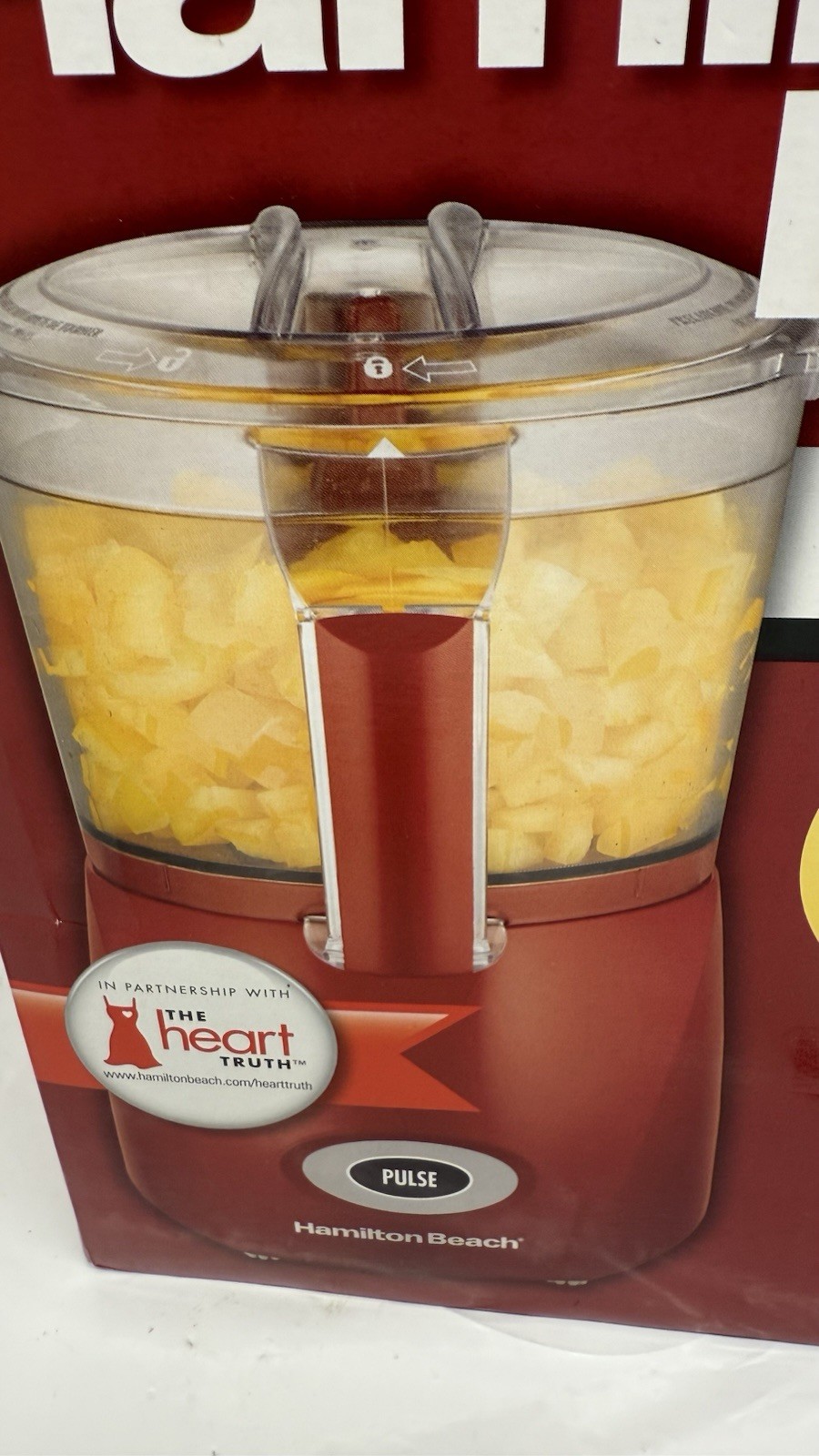 Hamilton Beach Ensemble 72703 Red 3 Cups Food Processor Chopper