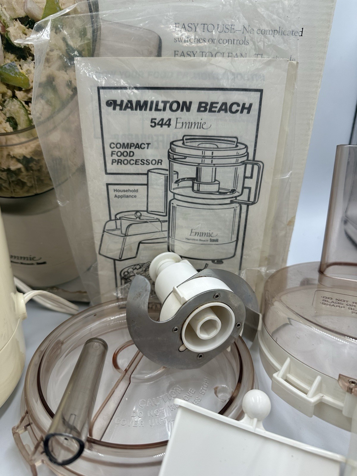 Vintage Hamilton Beach Emmie Compact Food Processor Model 544 w/ Box