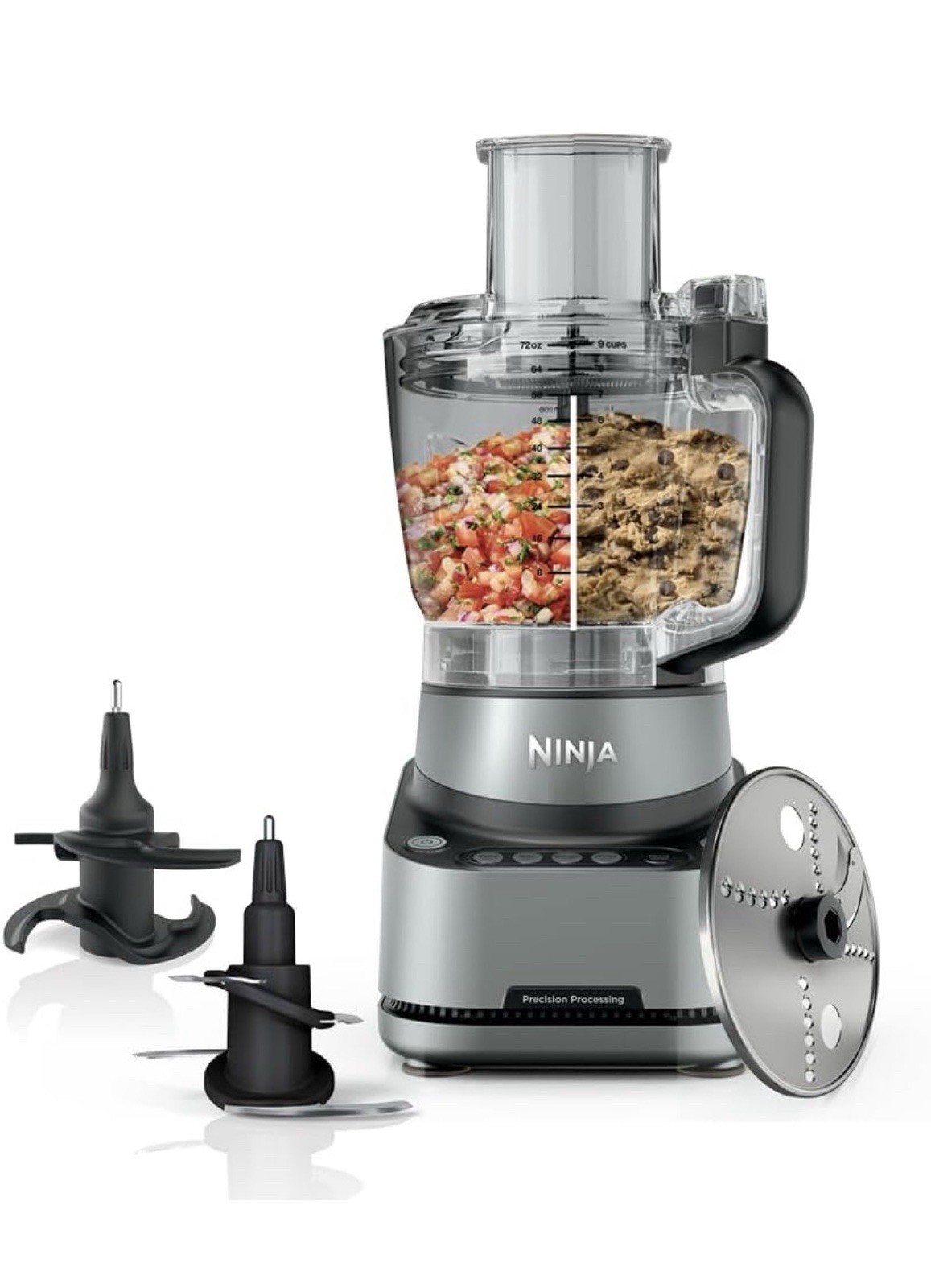 Ninja Food Processor Professional Plus 1000 Peak Watts 4 Function For Chopping S