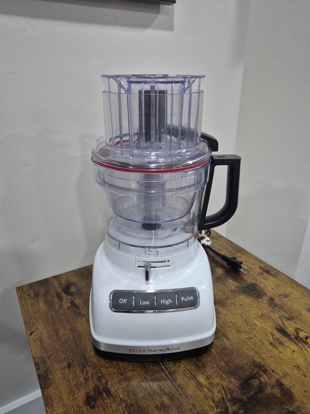 KitchenAid KFP1133wh 11-Cup Food Processor with One Blade Tested Works