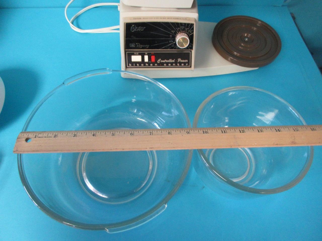 VINTAGE OSTER KITCHEN CENTER 10 SPEED MIXER BLENDER FOOD PROCESSOR W/4 BLADES