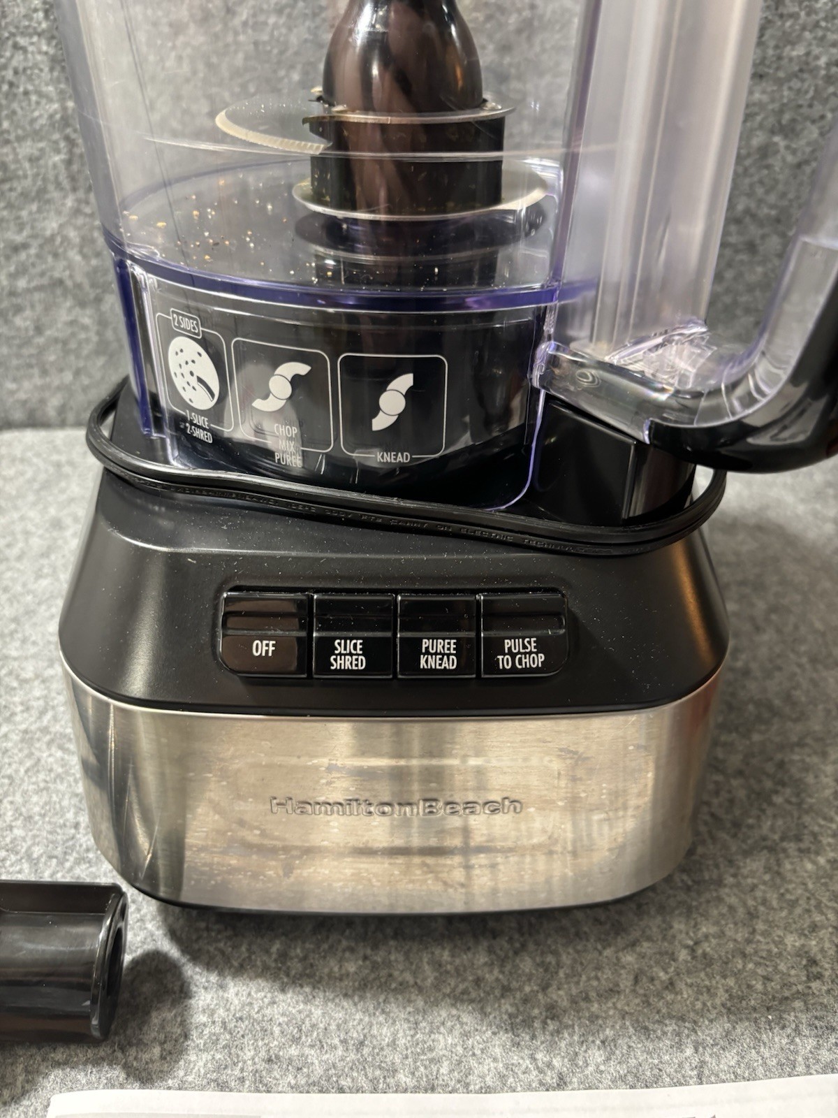 Hamilton Beach Stack & Snap Food Processor 12cup Capacity – Black (70727)
