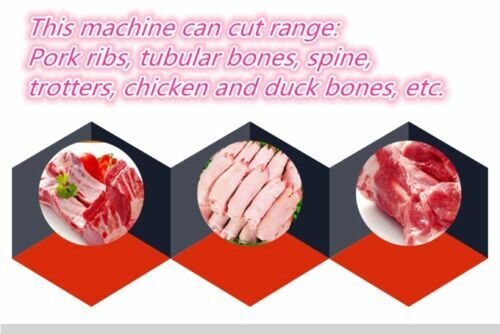Bone Saw pig ribs guillotine cutting machines manually chop bone cutting machine