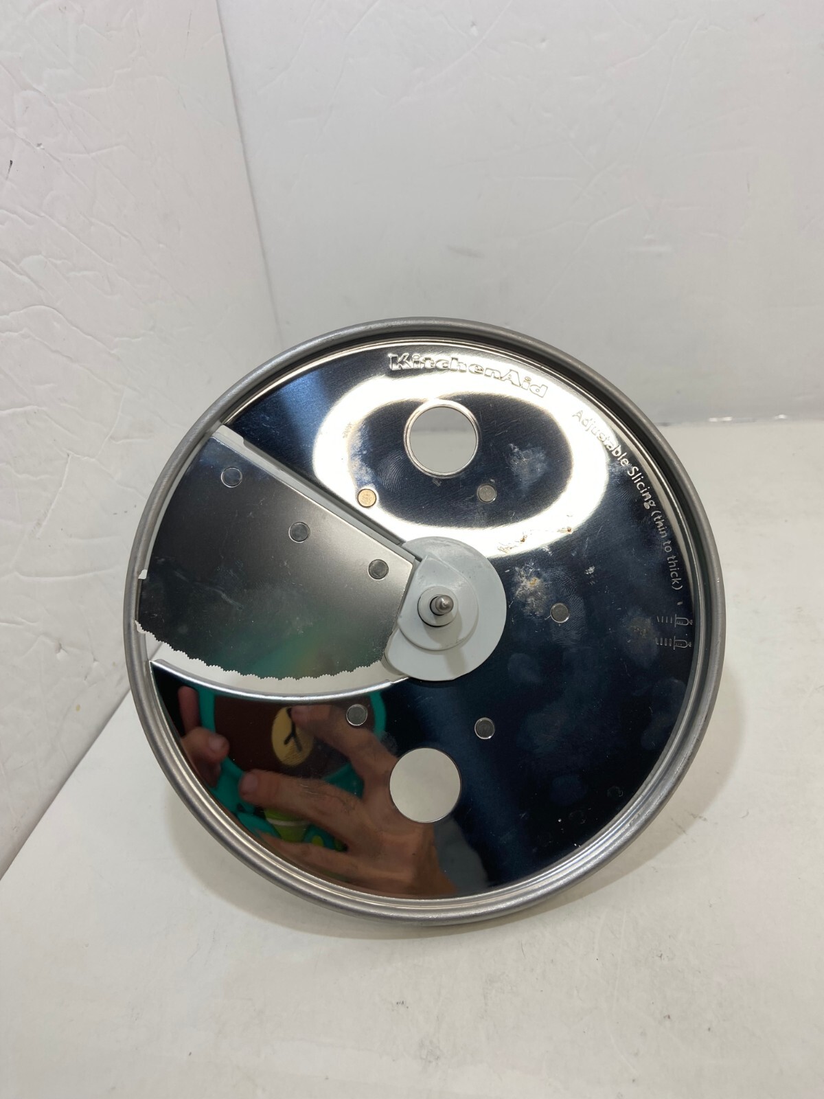 🐞 KitchenAid 306112 thin to thick adjustable slicing disc blade cutter EUC – L8