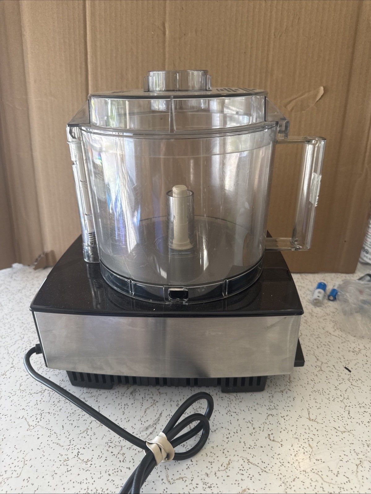 Cuisinart Custom 14 Cup Food Processor DFP-14BCN Brushed Chrome Tested Works